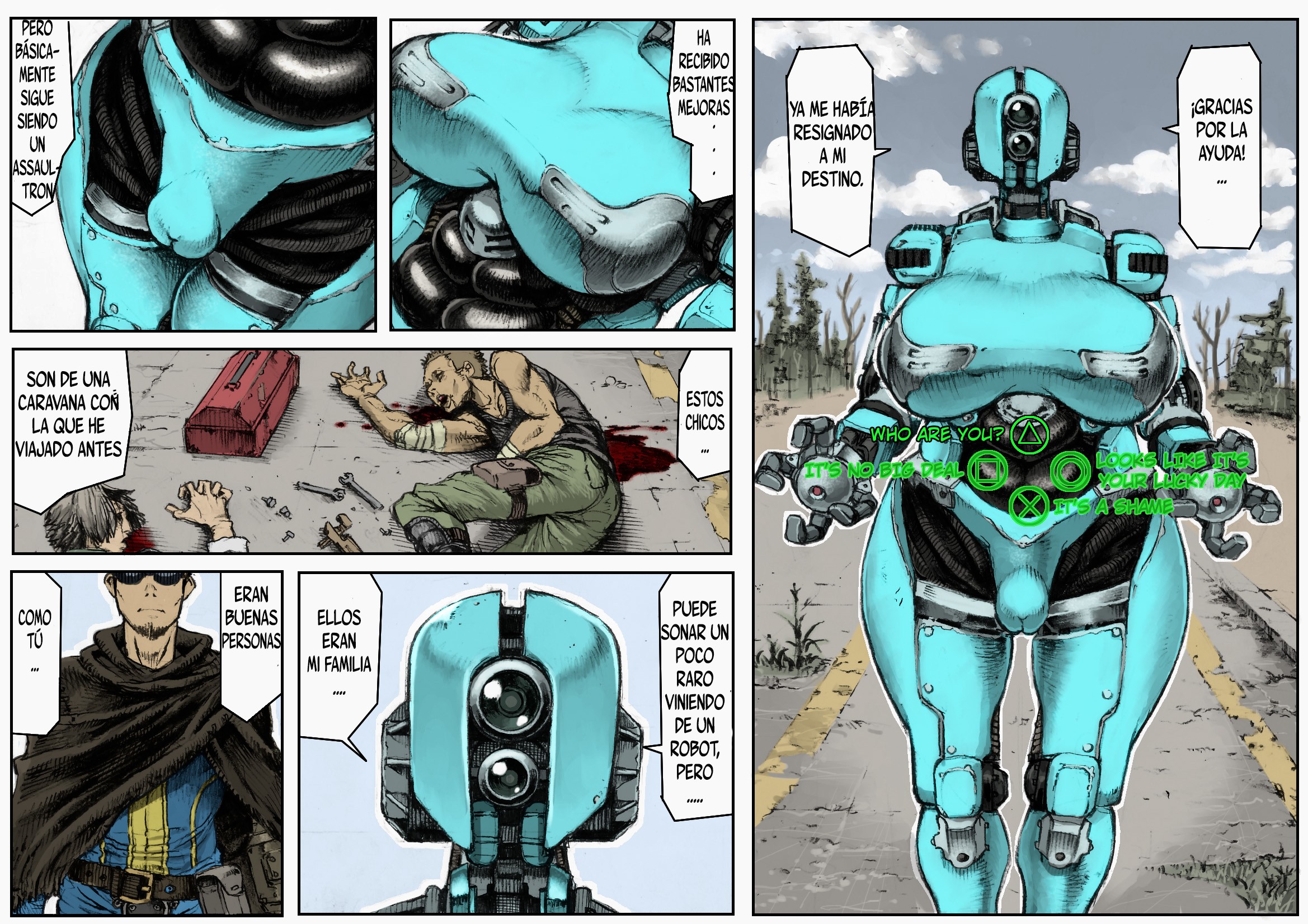 Секс Комиксы Робот Подросток
