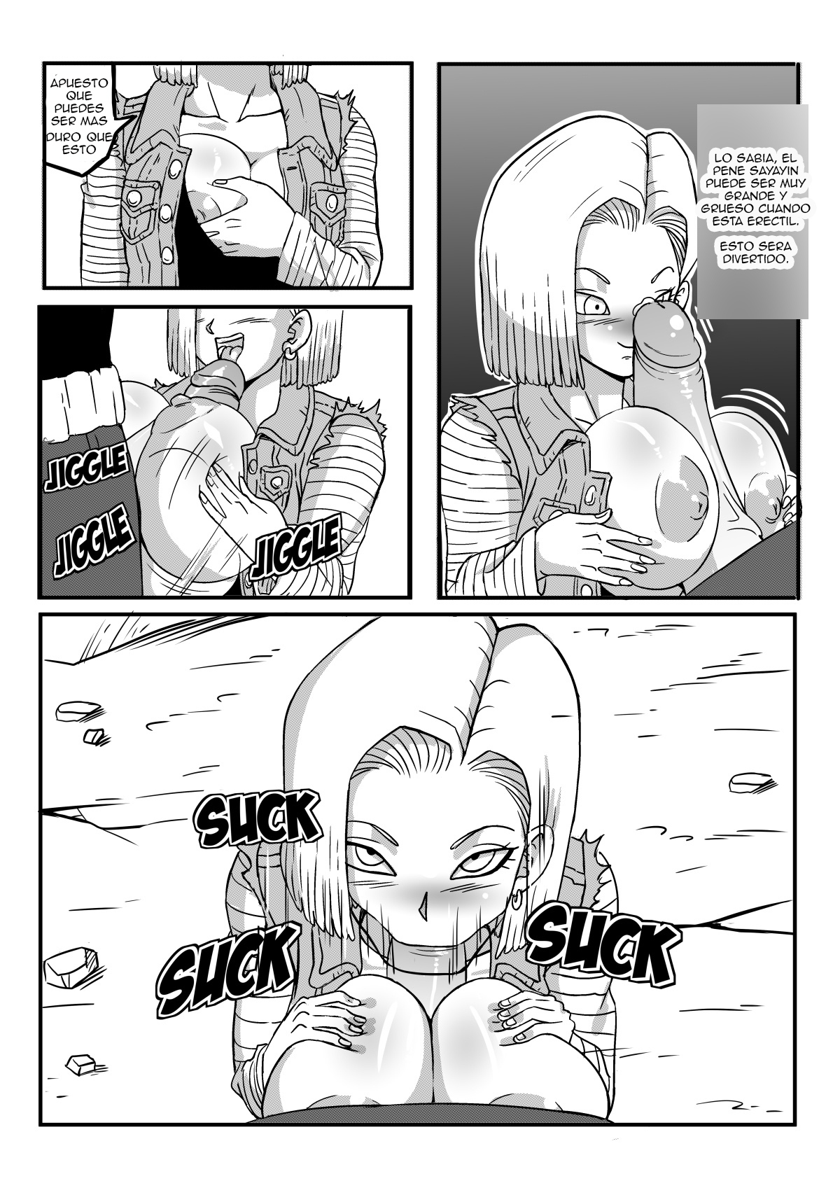 Android 18 Stays in the Future Pink Pawg 05
