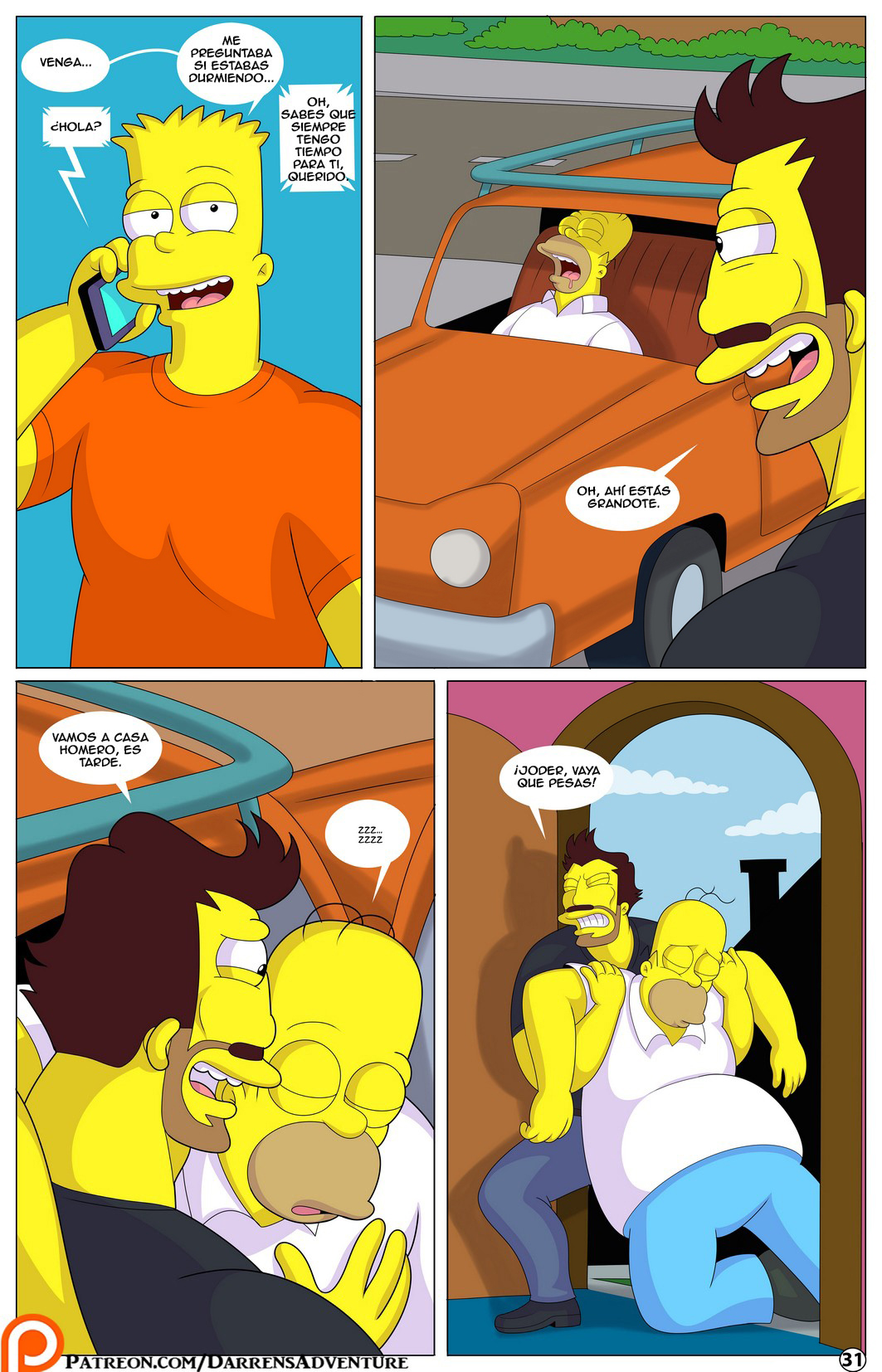 La Aventura De Darren 10 Los Simpsons 