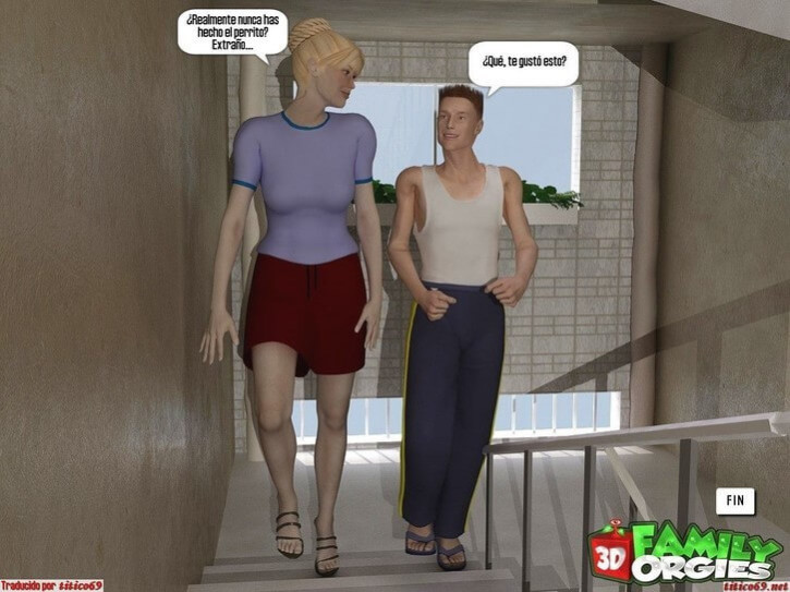 Madre e Hijo Porno 3D 050