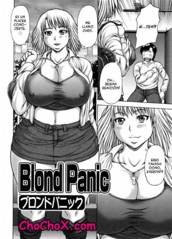 Blond Panic Comic Porno