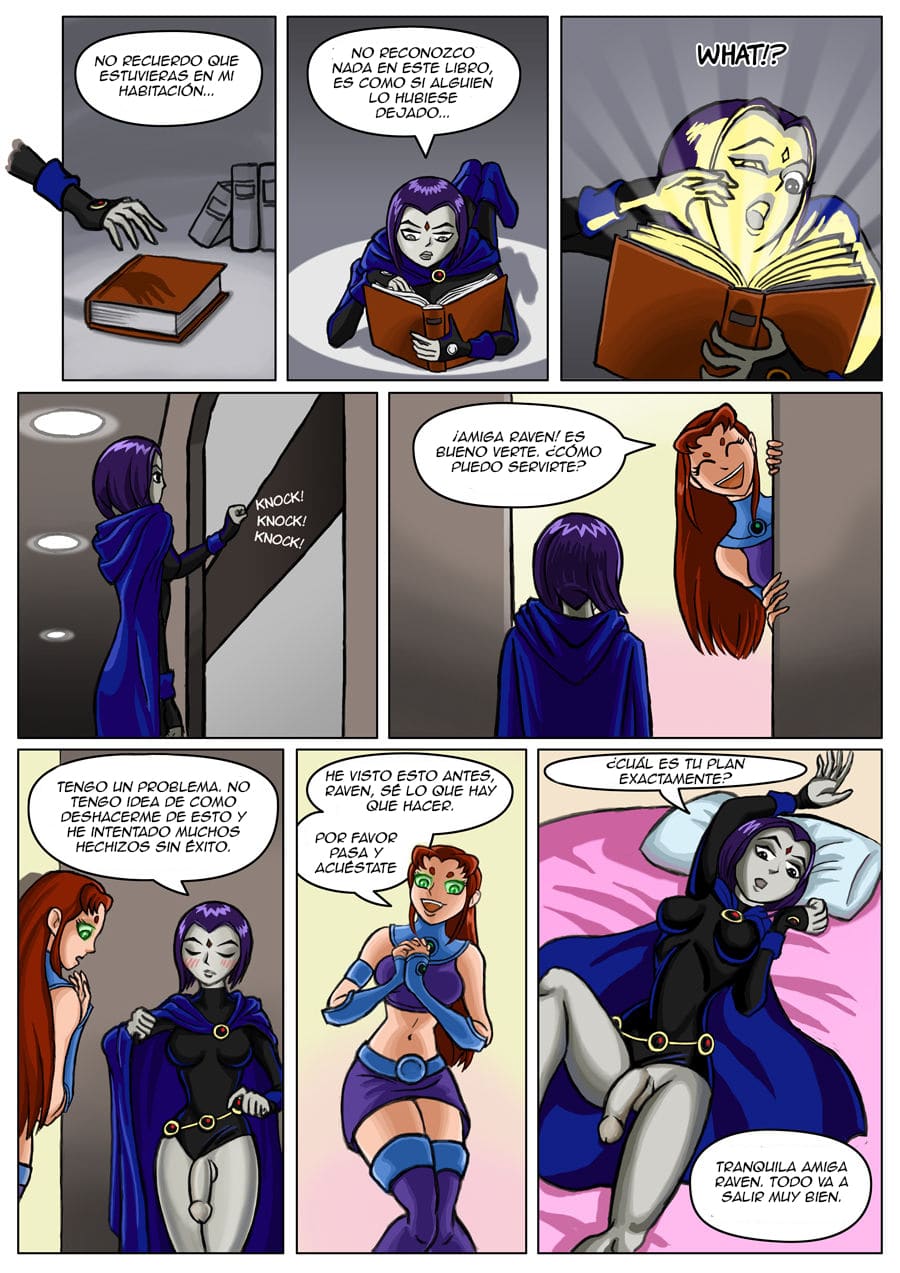 Starfire And Raven Futanari 01