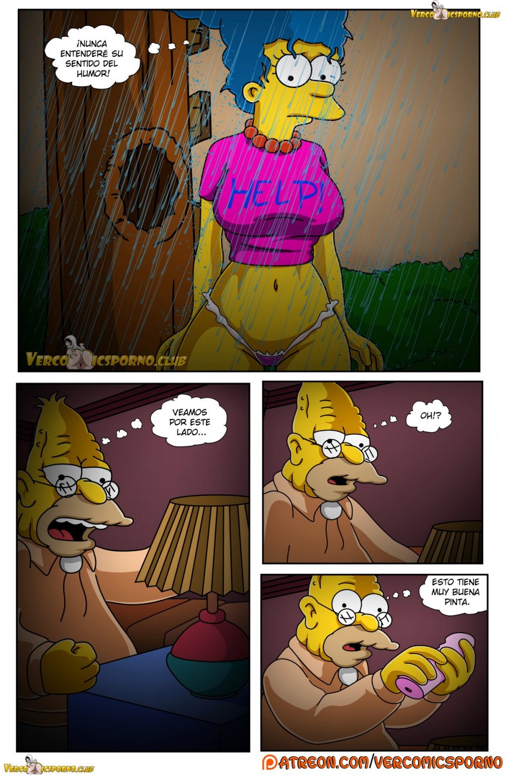 El Abuelo Y Yo Los Simpsons Página 2 De 5 