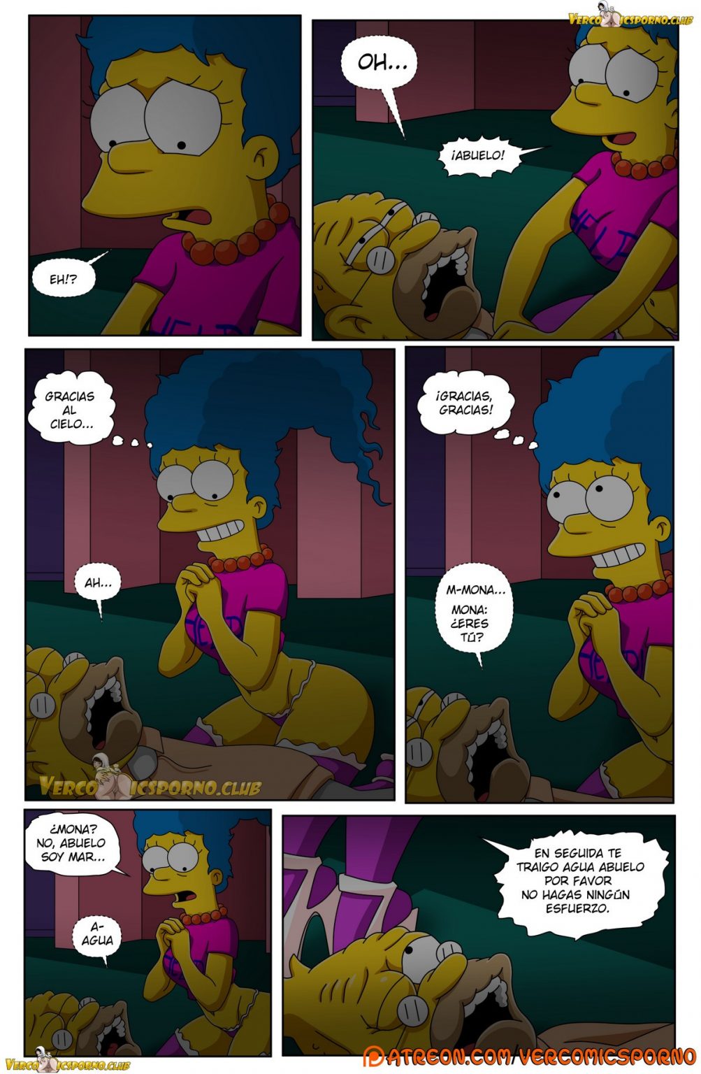 El Abuelo Y Yo Los Simpsons Página 3 De 5