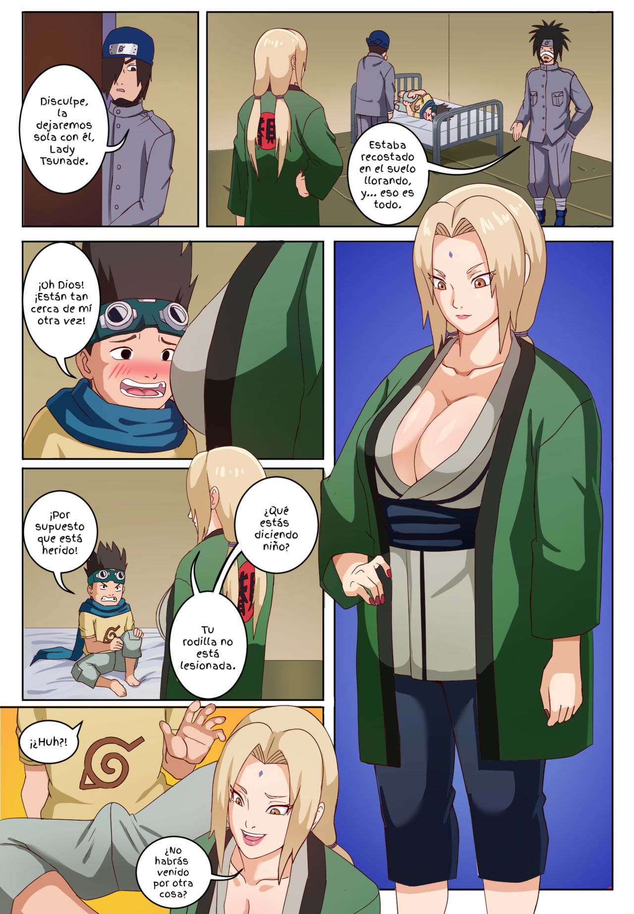 Tsunade desnuda comic