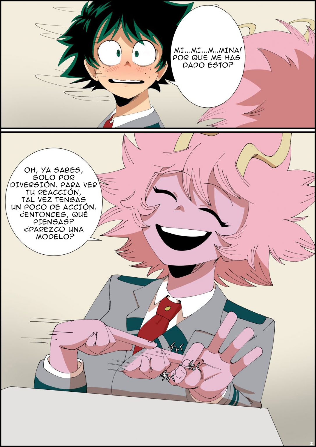 Mina X Izuku Cap Hentai Comic Chochox Com