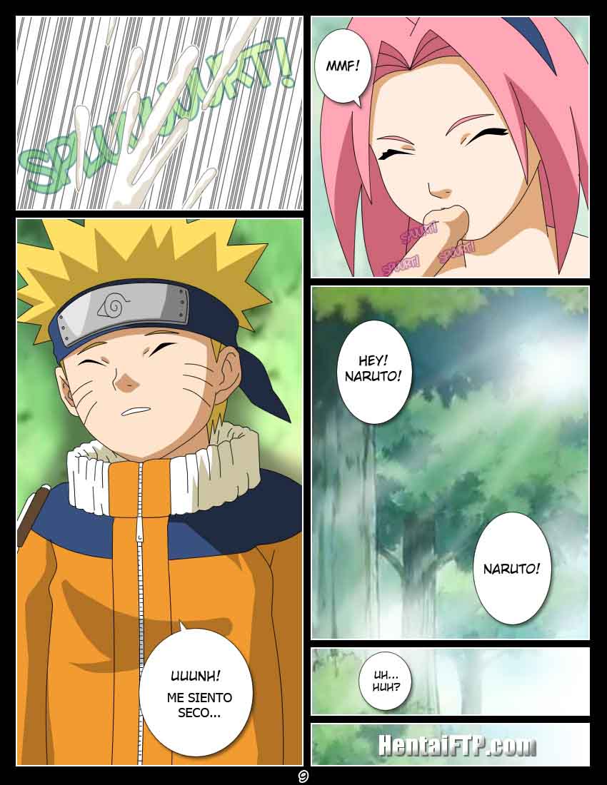 La Practica De Sakura Con Naruto 09