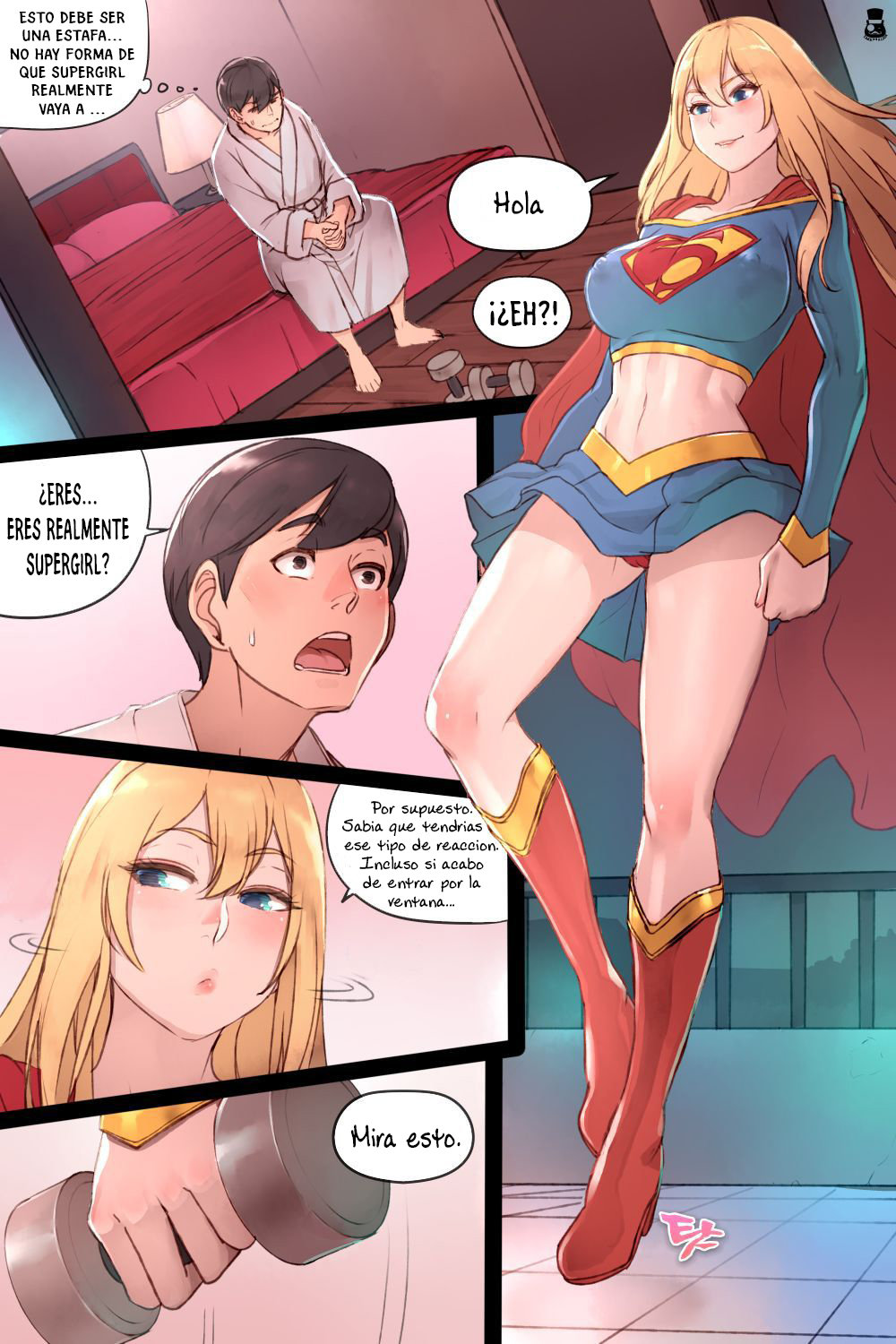 Supergirl teniendo sexo