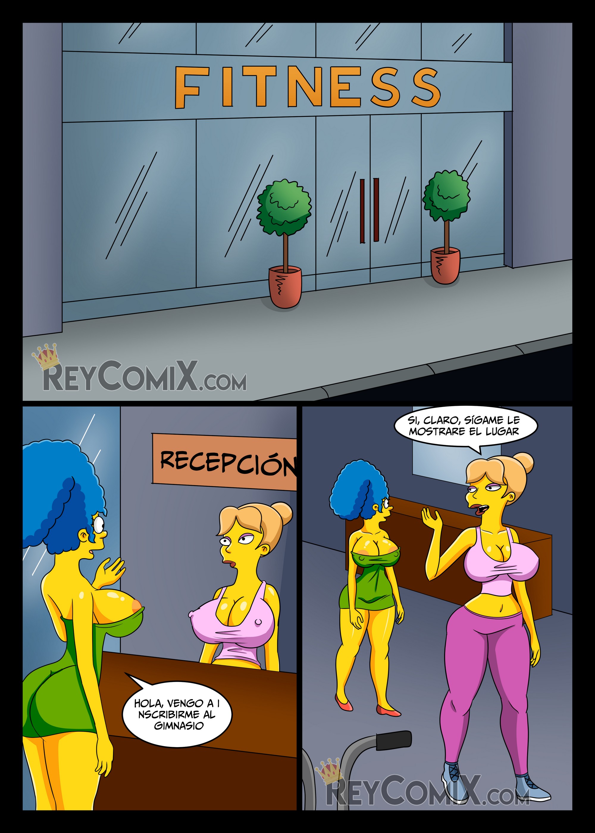 Los Simpsons Xxx Gym 04