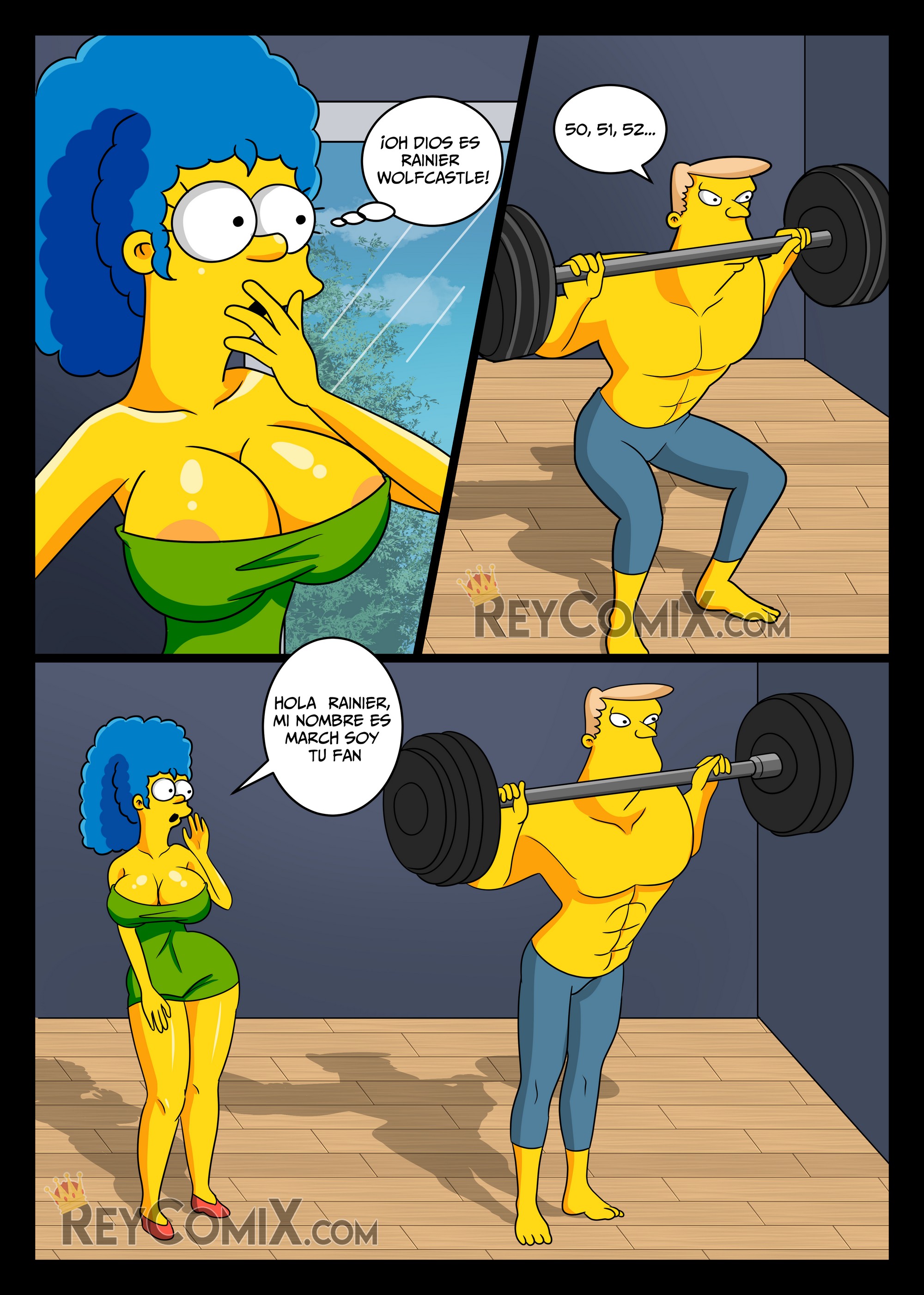 Los Simpsons Xxx Gym 05