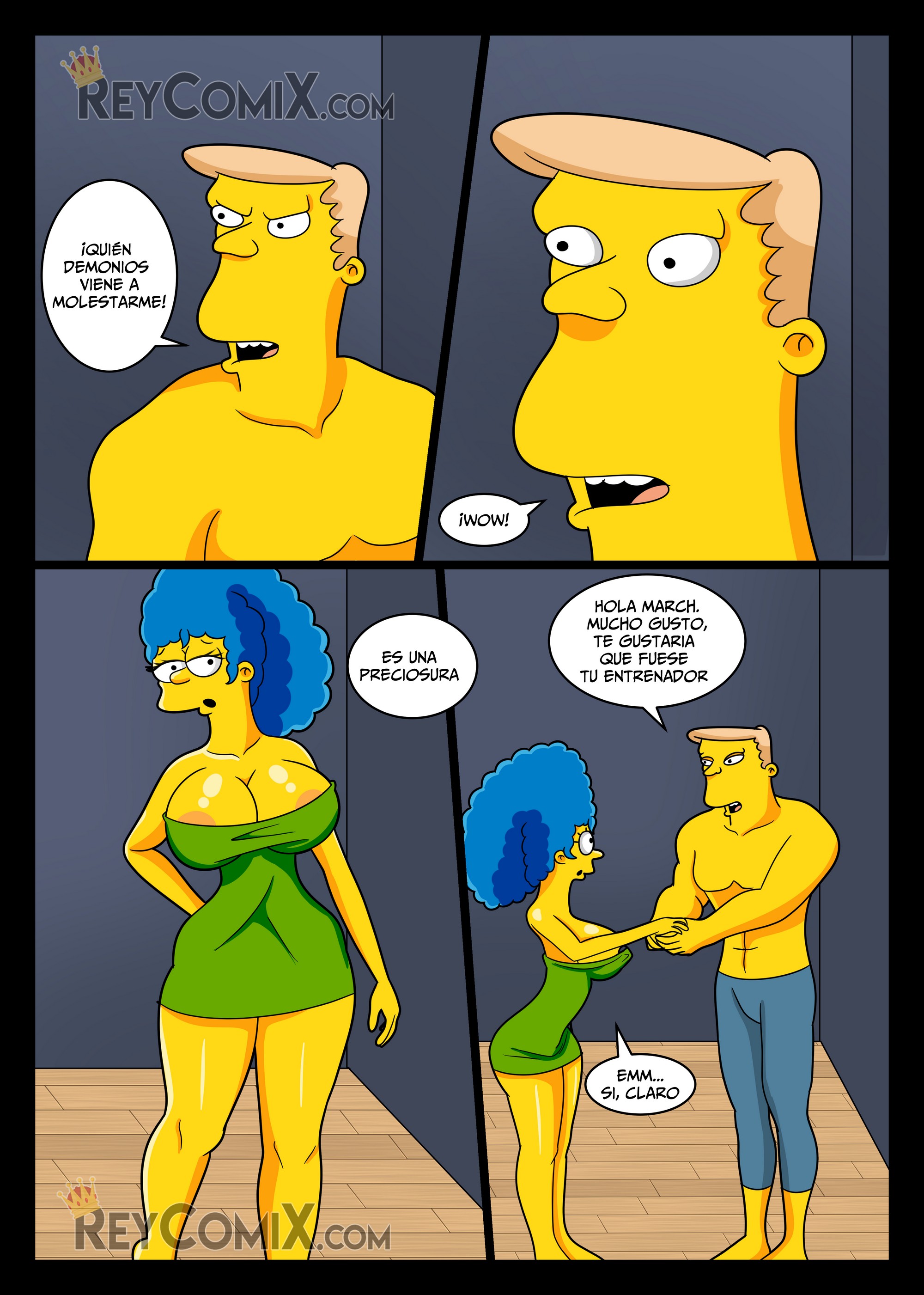Los Simpsons Xxx Gym 06