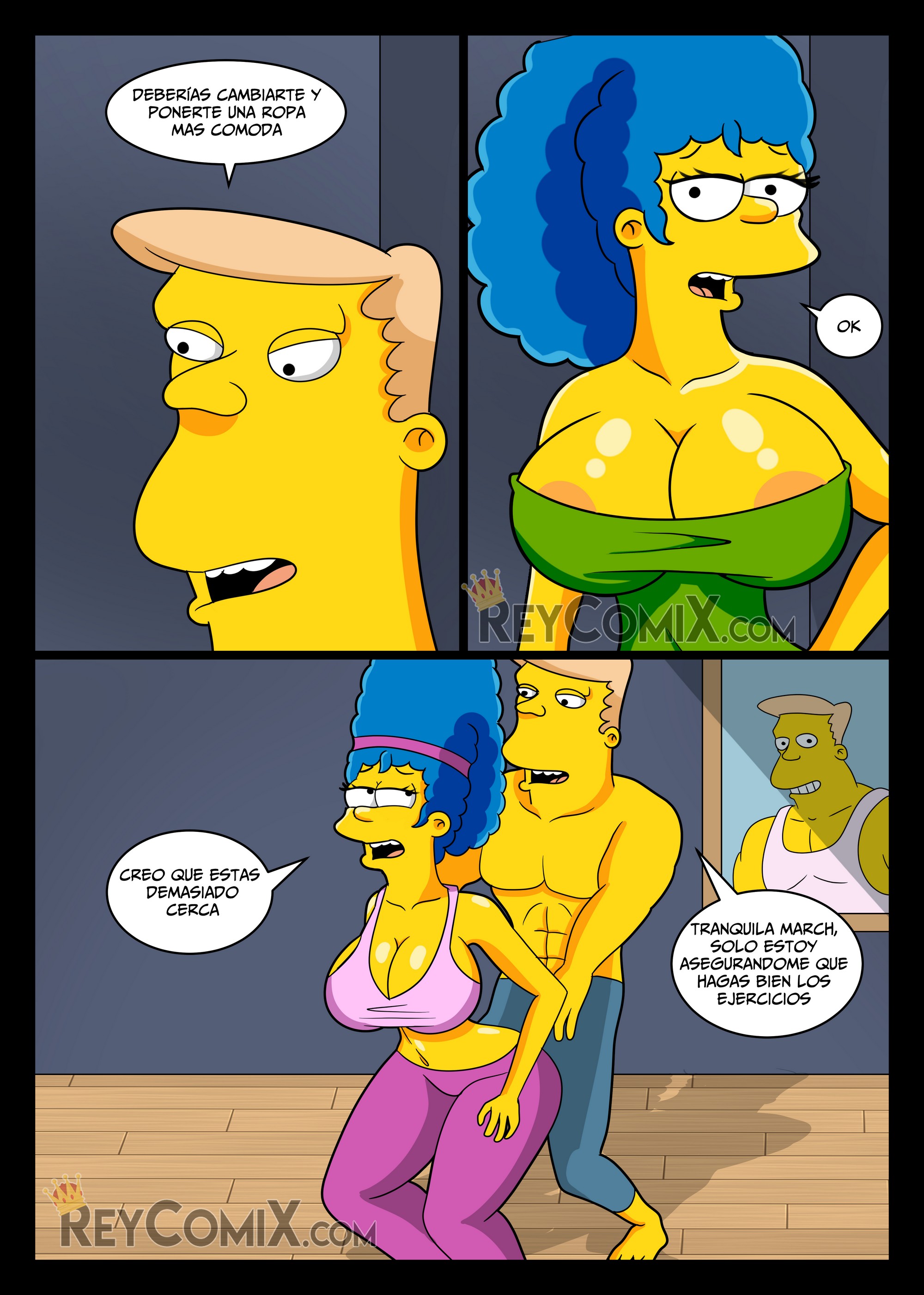 Los Simpsons Xxx Gym 07