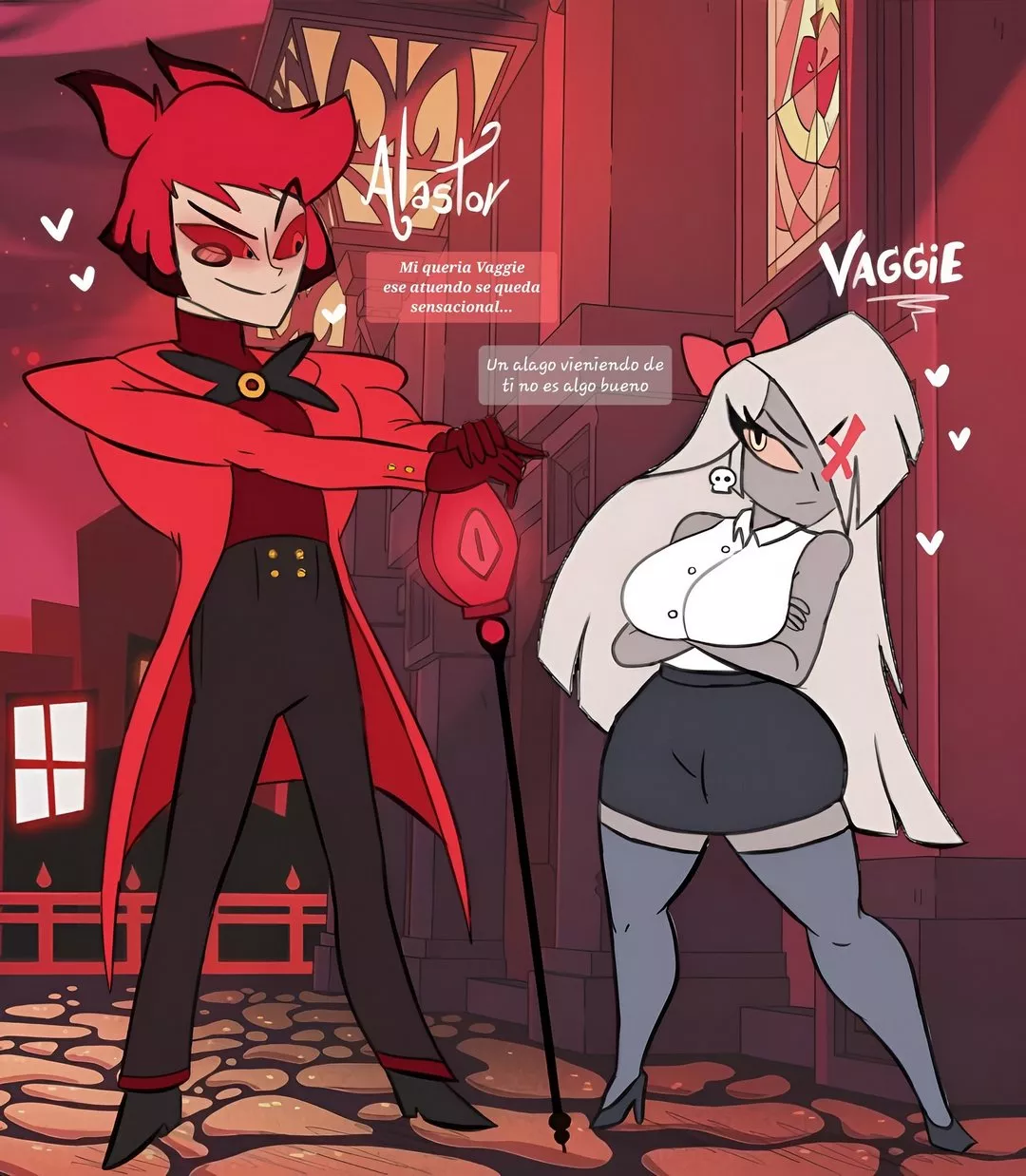 Alastor X Vaggie Santi 01