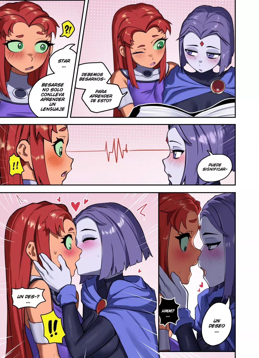 Raven X Starfire Comic Porno Waligner 04