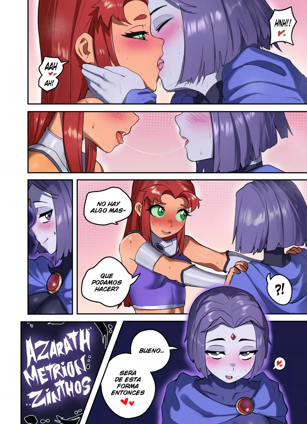 Raven X Starfire Comic Porno Waligner 05