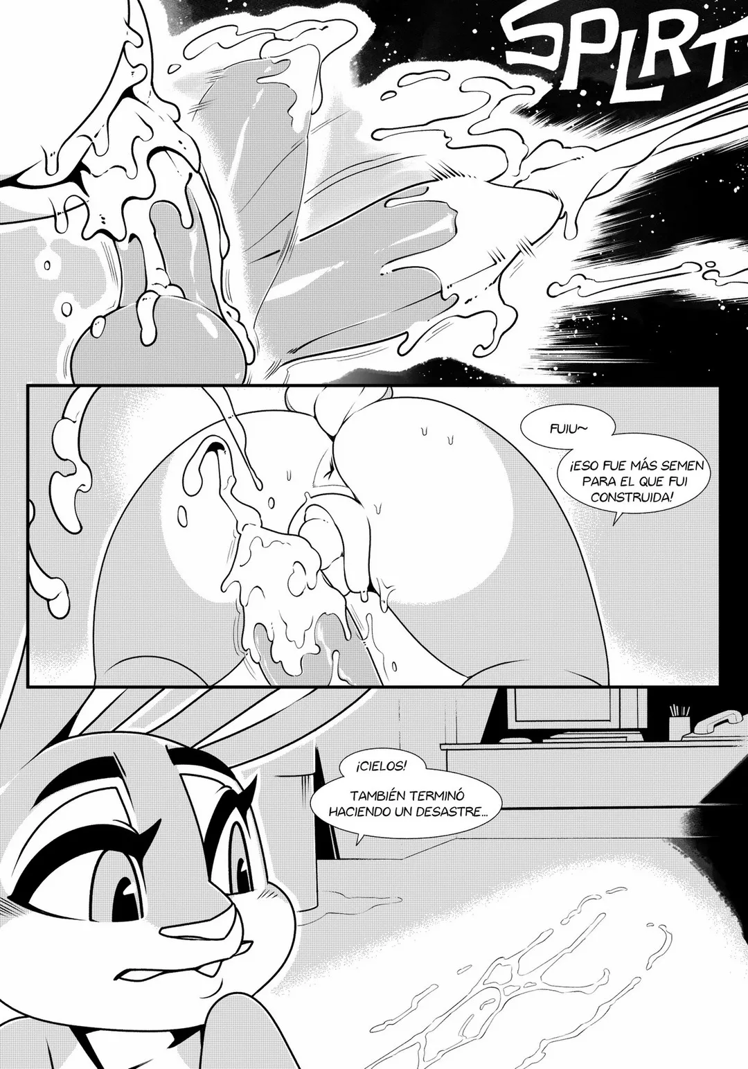 Judy Hopps X Nick Wilde B&w Azurei 08