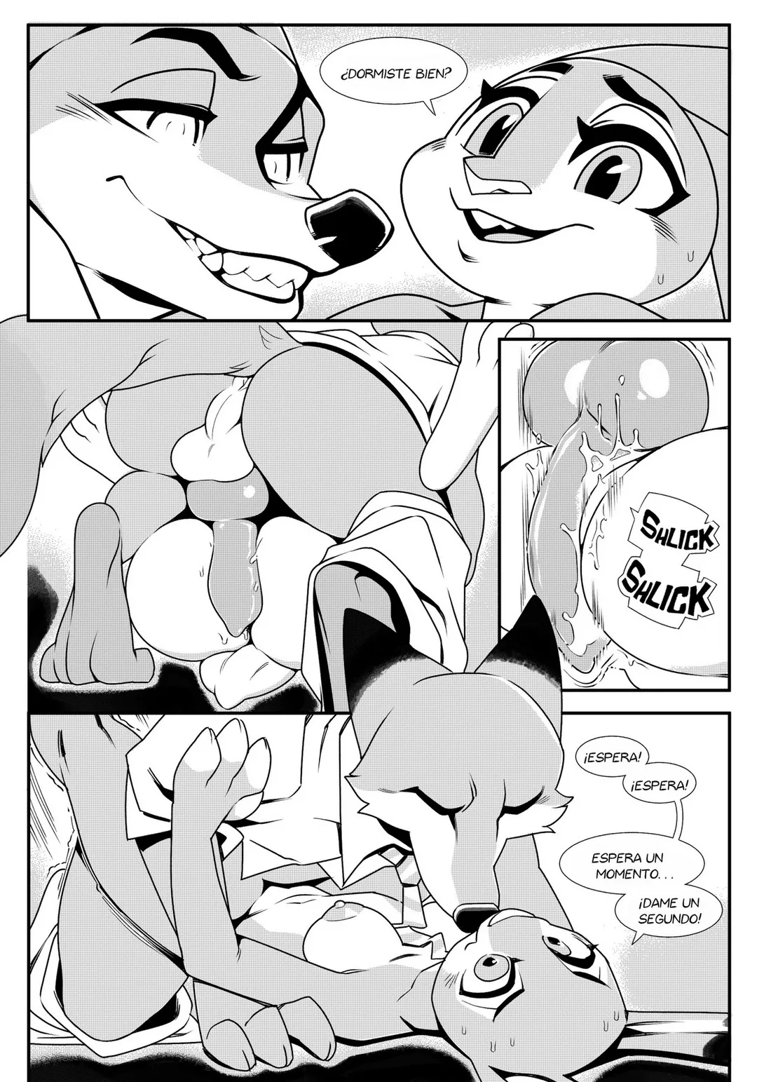 Judy Hopps X Nick Wilde B&w Azurei 11
