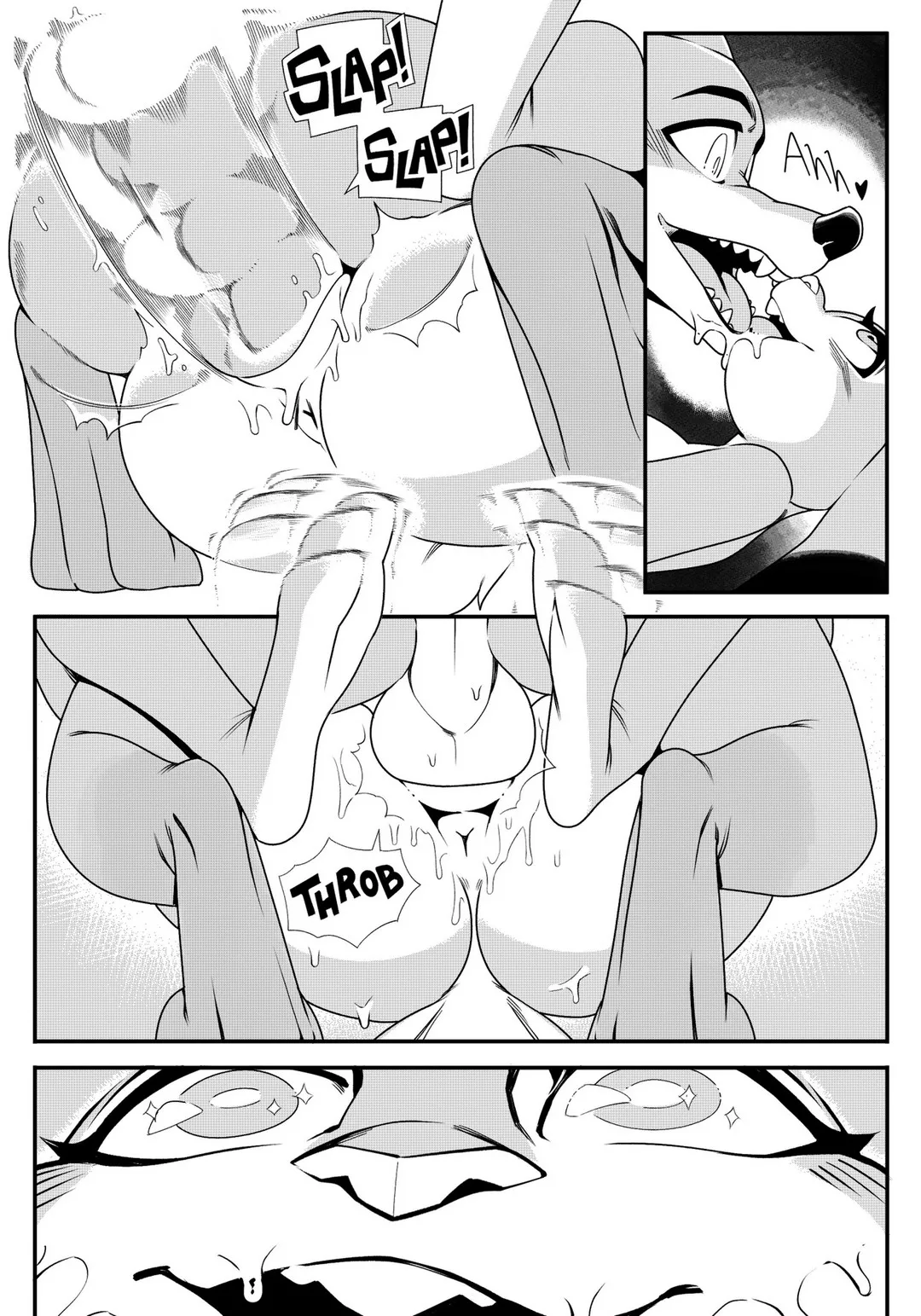 Judy Hopps X Nick Wilde B&w Azurei 13