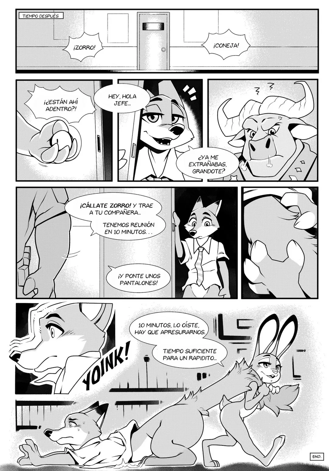 Judy Hopps X Nick Wilde B&w Azurei 16