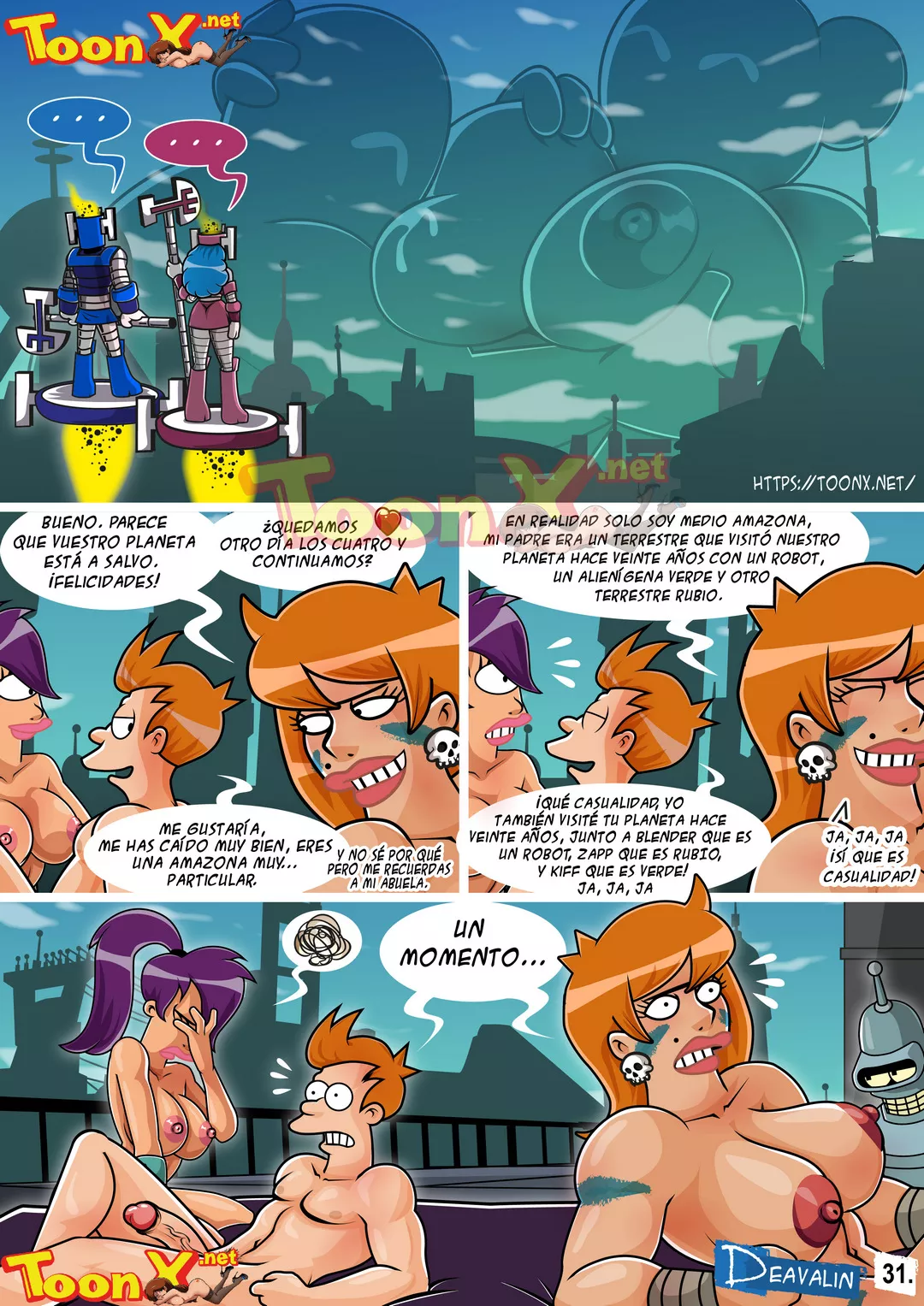 Fuckturama 2 Sexo A Muerte Con Las Amazonas Deavalin 33
