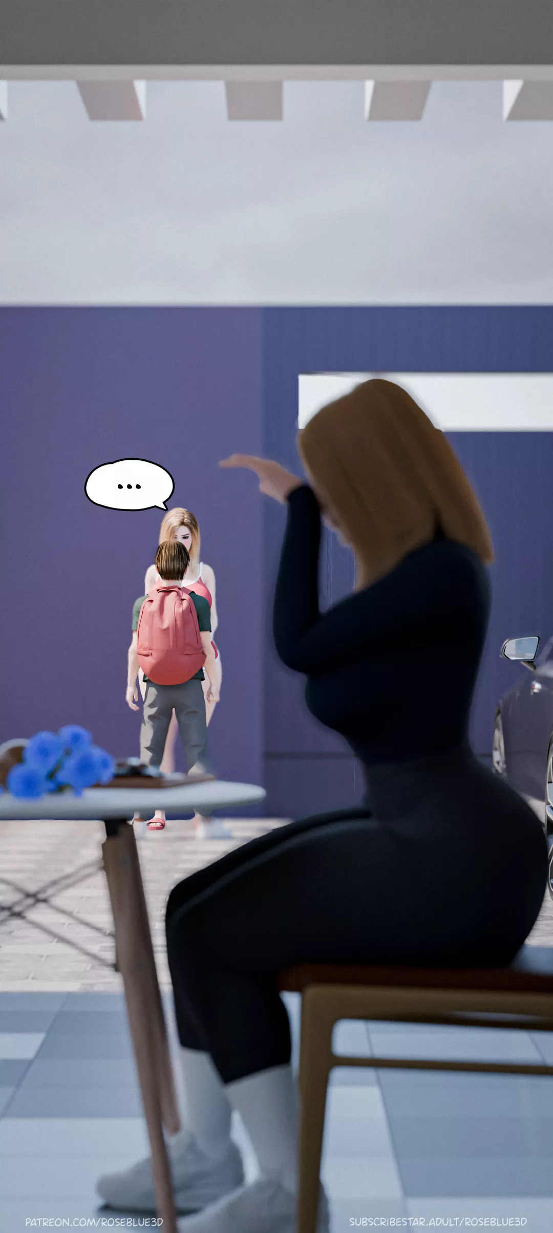 My Neighbors Widow 40 Roseblue3d 63
