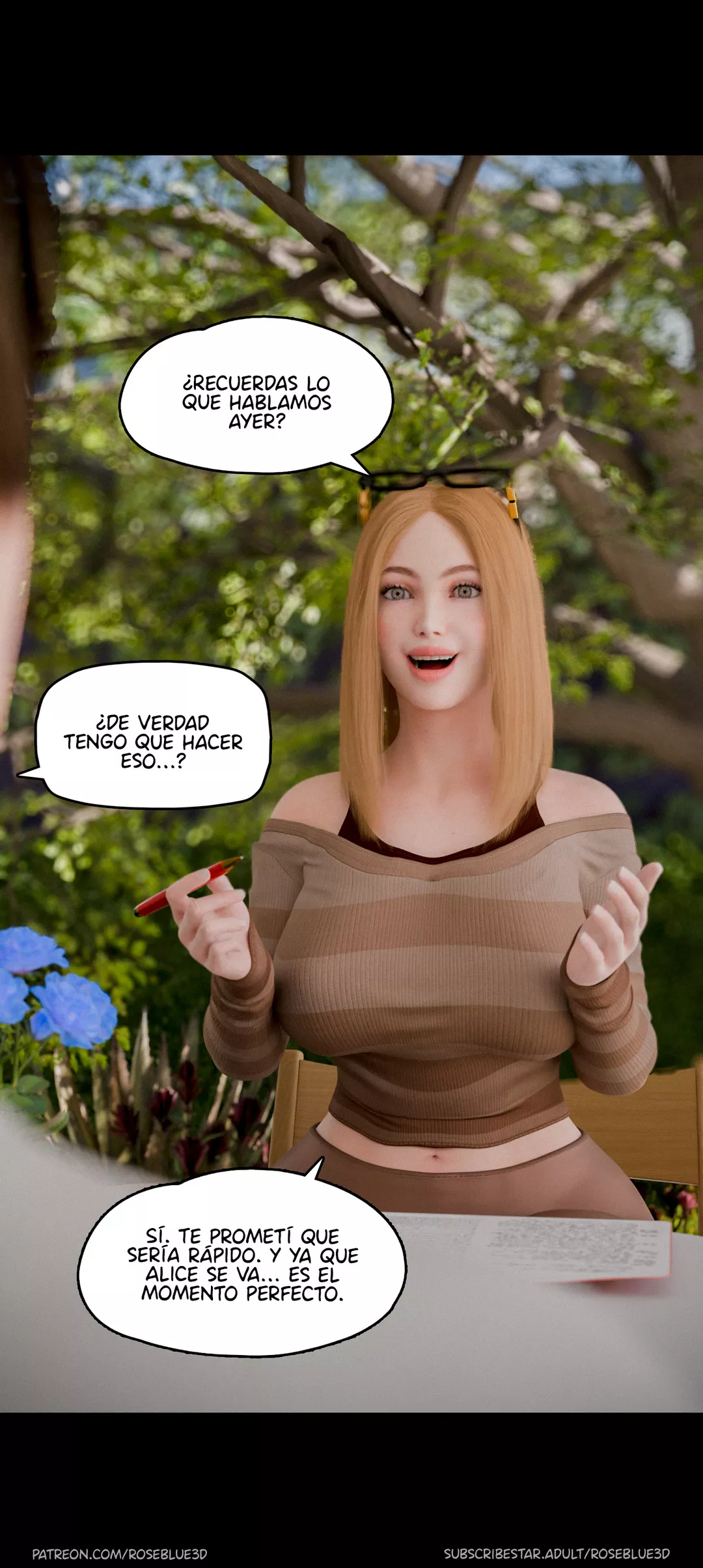 My Neighbors Widow 40 Roseblue3d 76