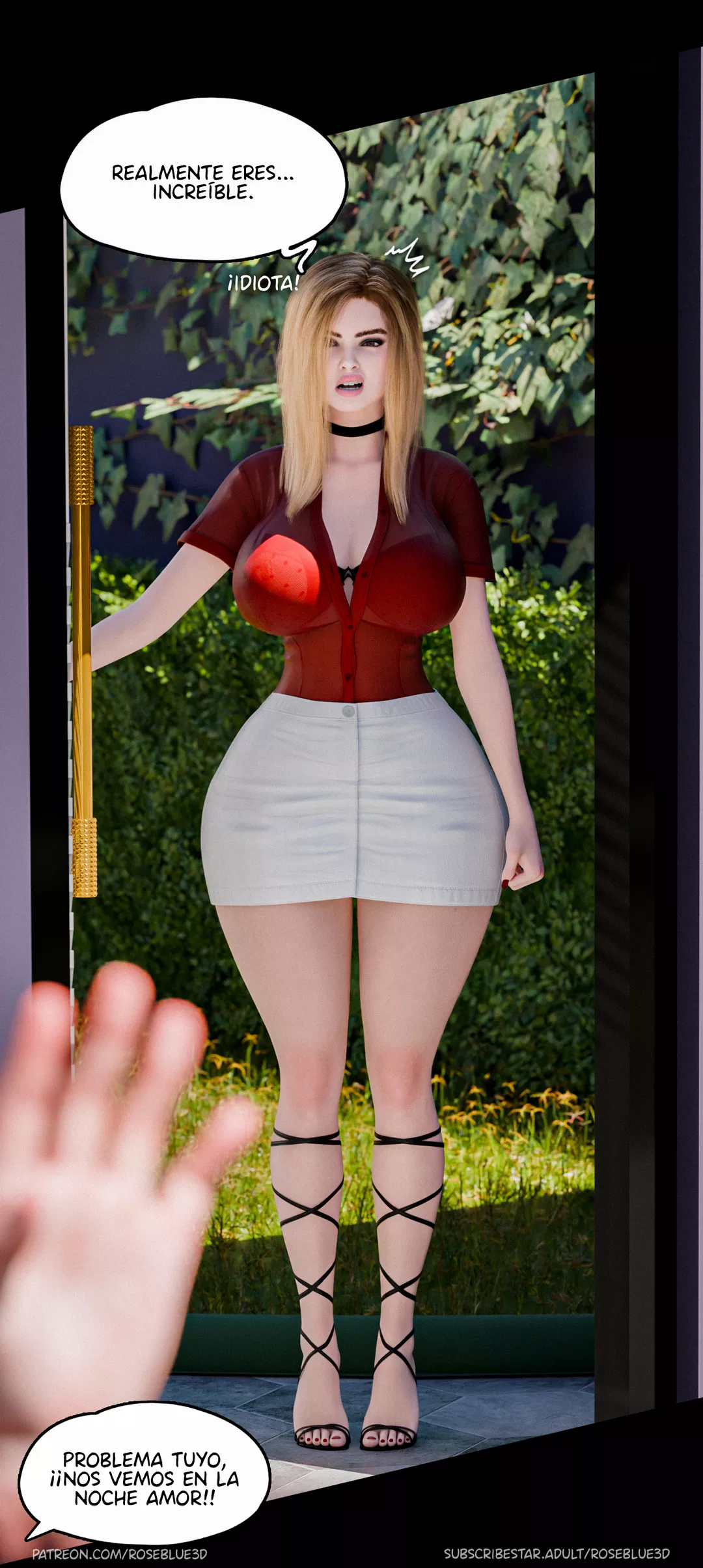 My Neighbors Widow 40 Roseblue3d 78