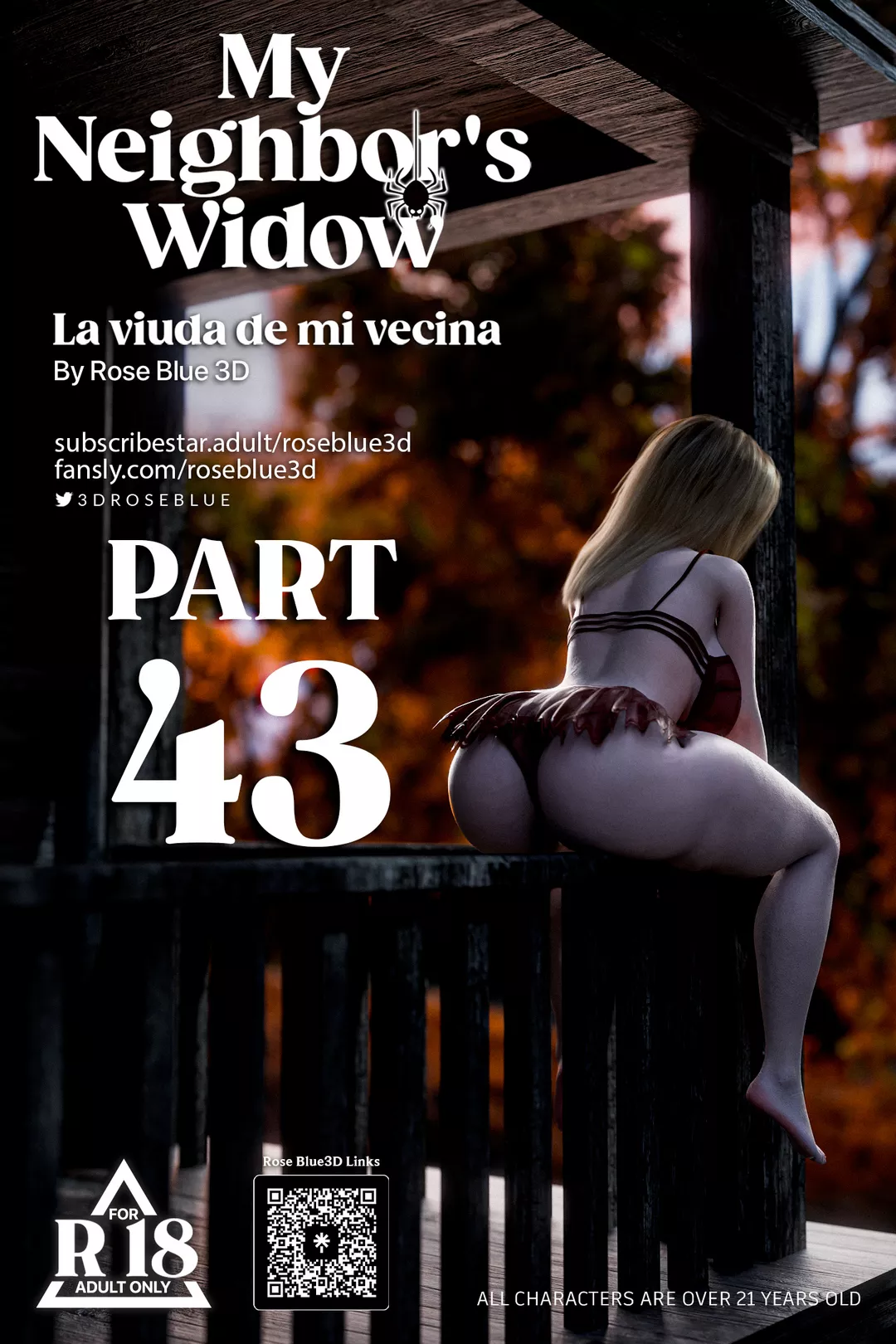 My Neighbors Widow 43 Roseblue3d 01