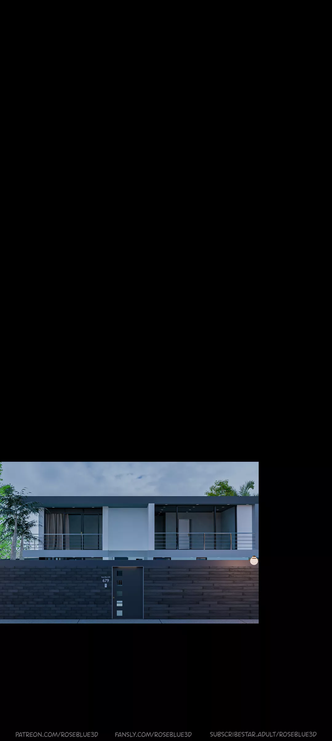 My Neighbors Widow 46 Roseblue3d 05