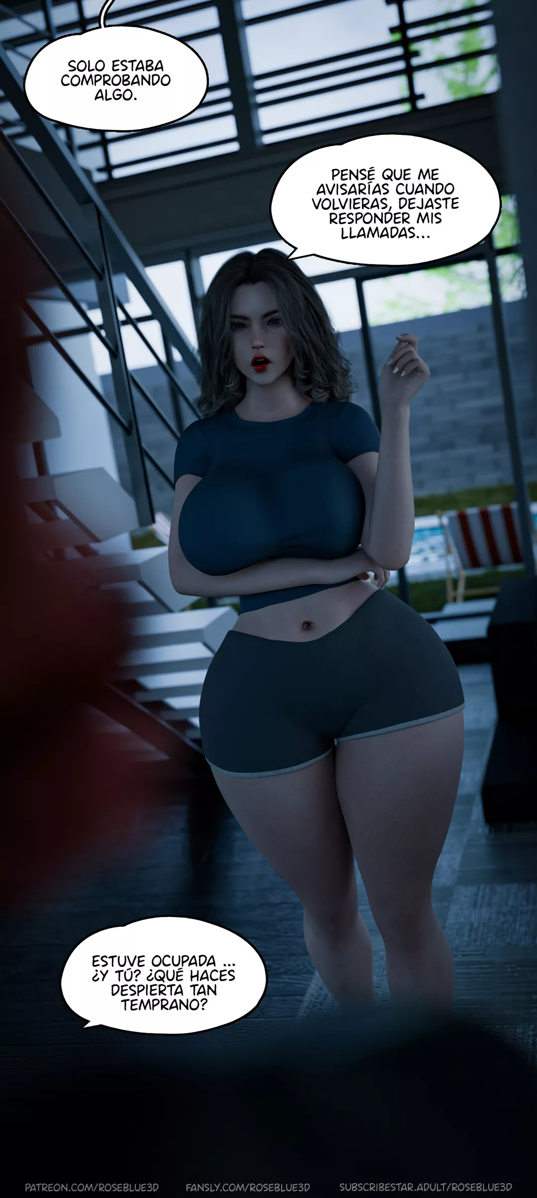 My Neighbors Widow 46 Roseblue3d 09