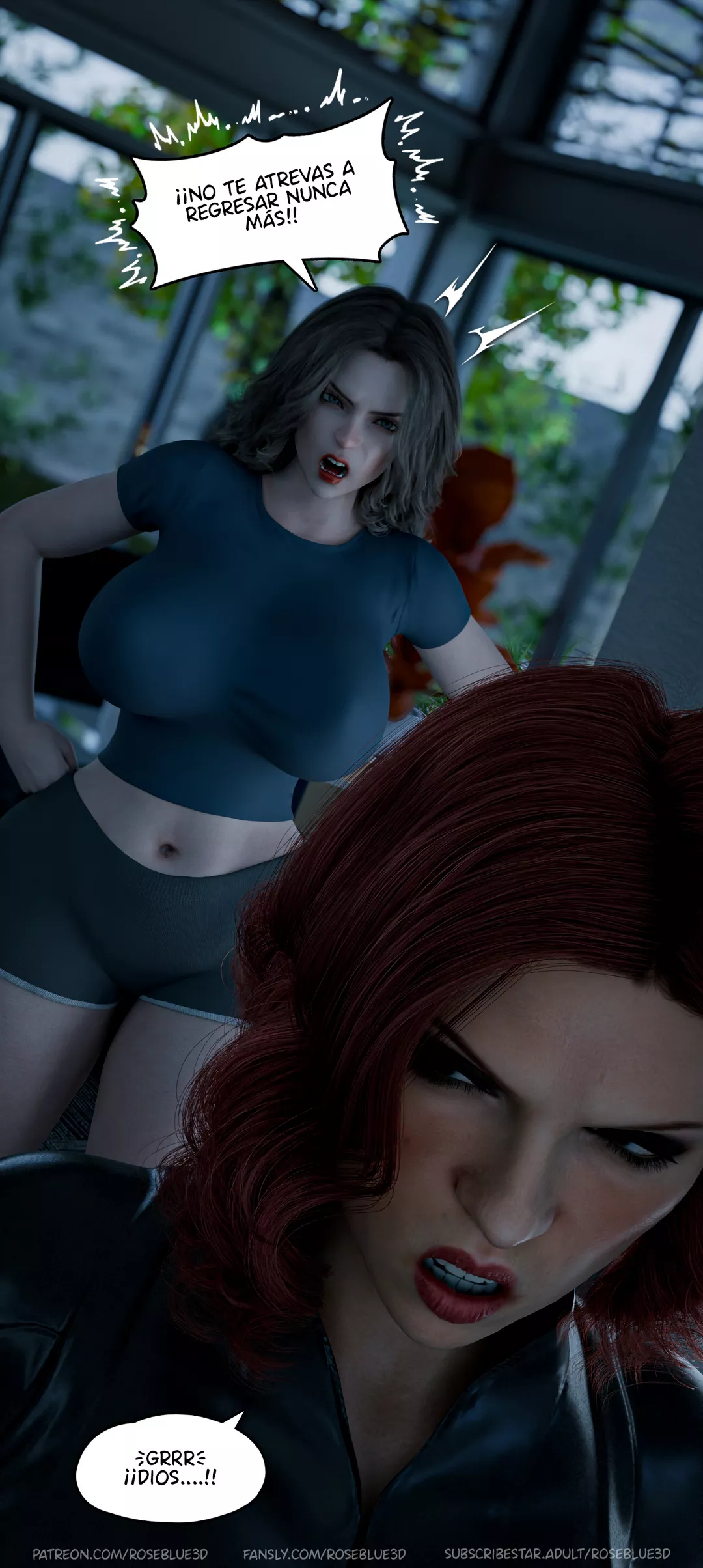 My Neighbors Widow 46 Roseblue3d 12