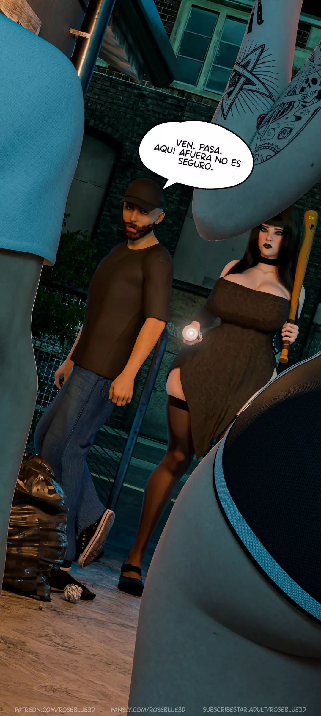 My Neighbors Widow 47 Roseblue3d 29