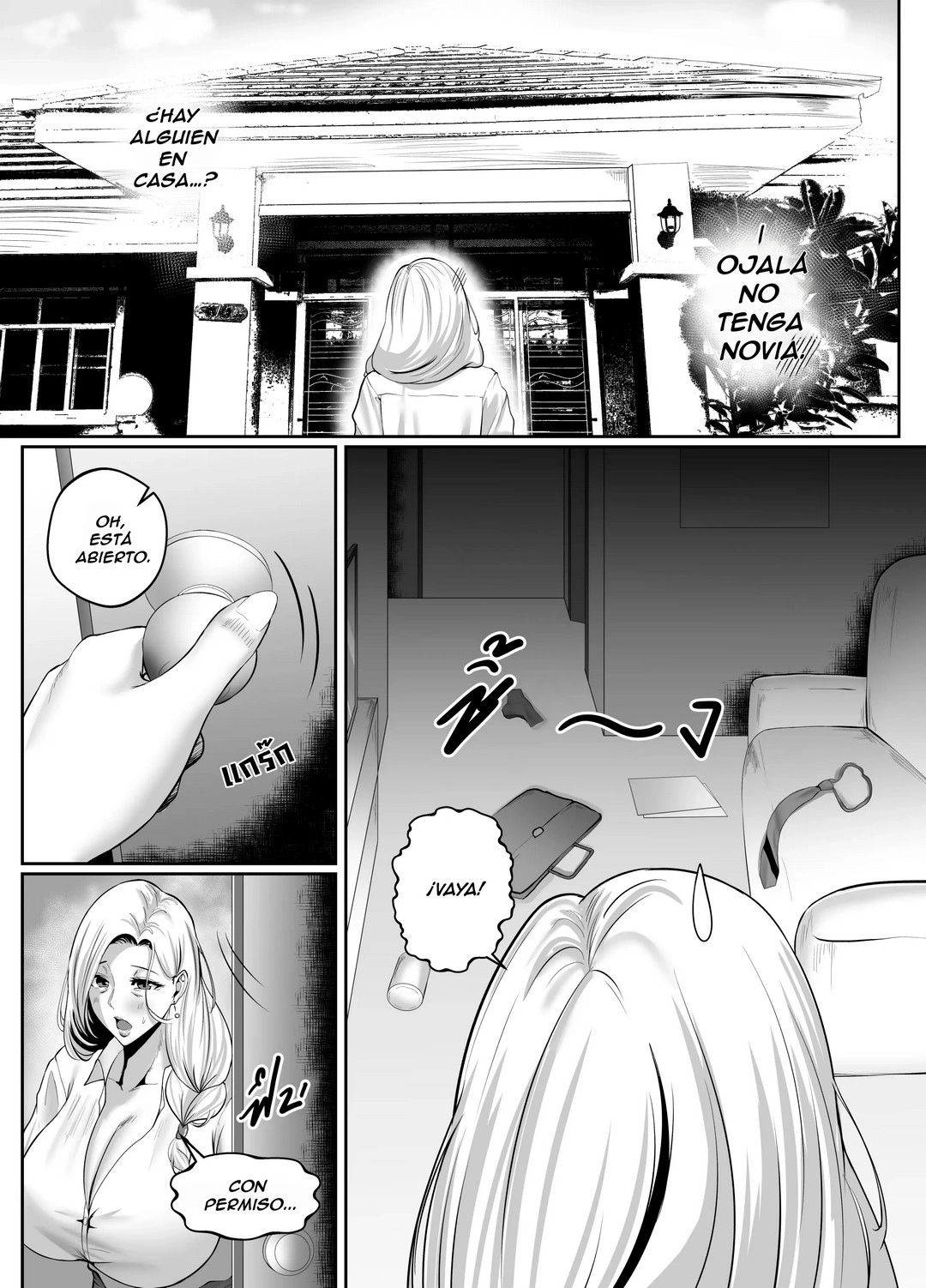 Noche Con La Jefa Milf Comic Porno 04