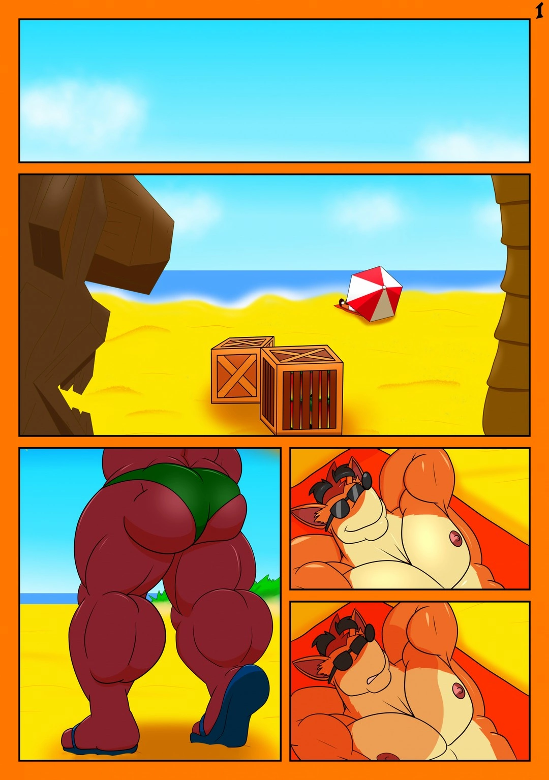 Crash N. Sane Threesome Okrizo 02