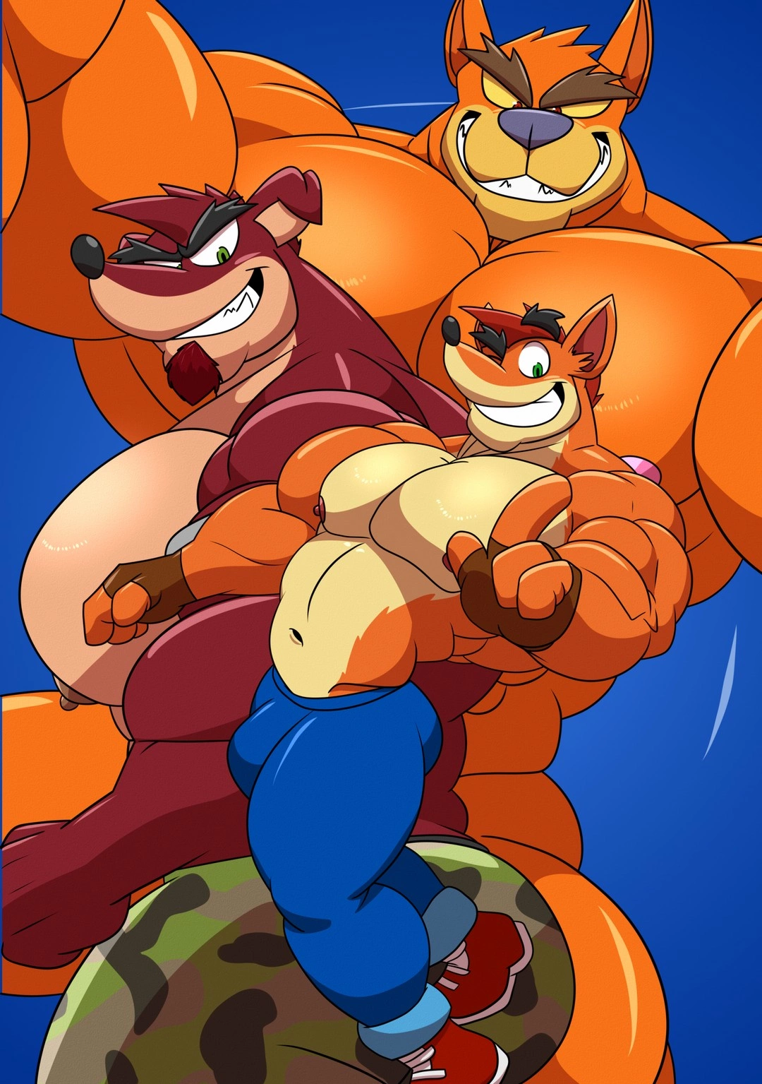 Crash N. Sane Threesome Okrizo 23