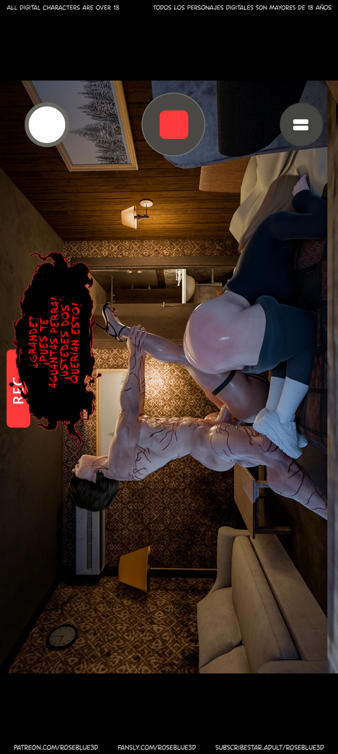 My Neighbors Widow 54 Roseblue3d 128