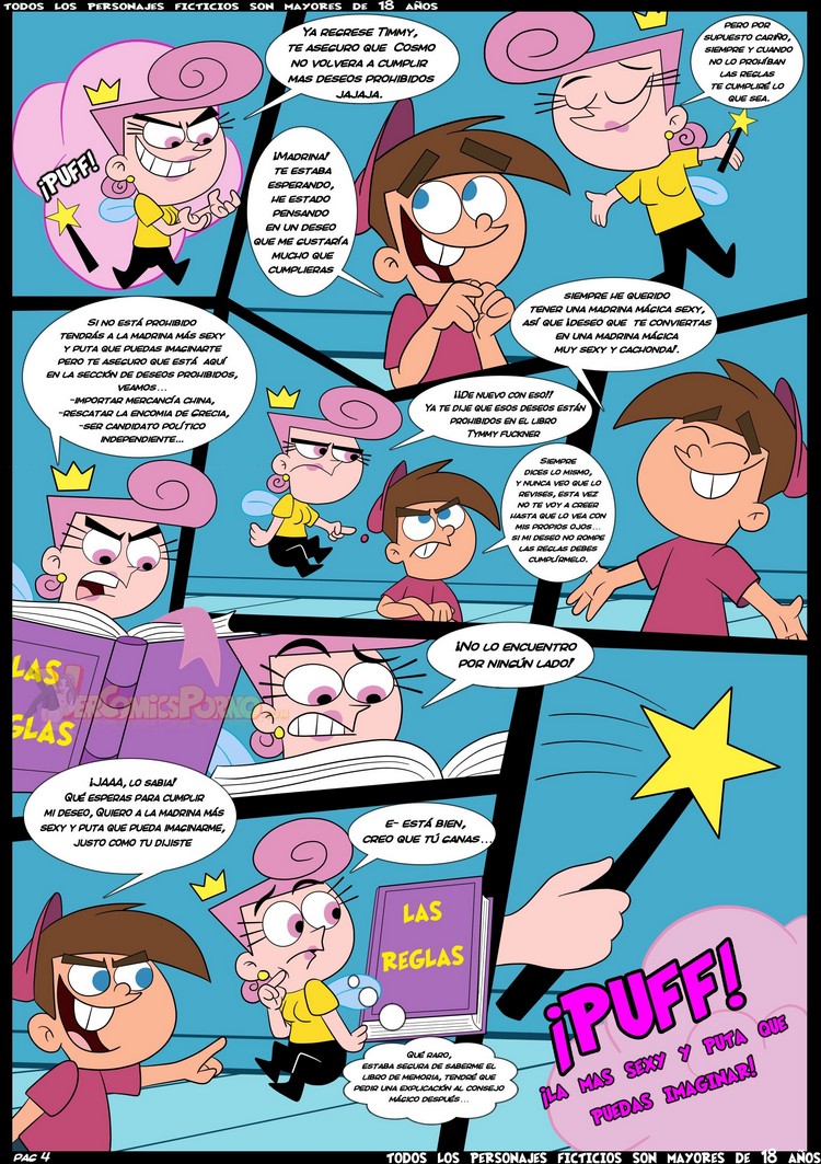 Comic xxx los padrinos magicos